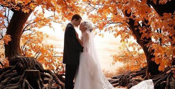 عکس عروس پاییزی