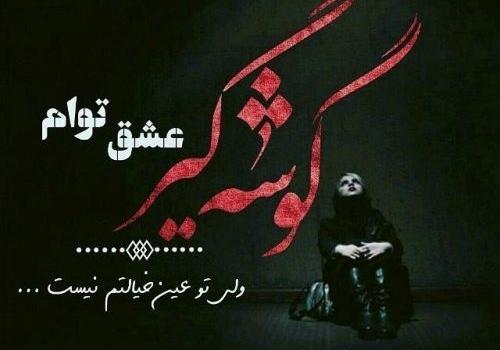 عکس نوشته دل شکسته از دنیا
