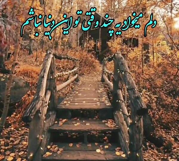 عکس نوشته میخوام یه مدت نباشم