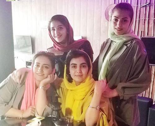 عکس روزبه حصاری با مهشید جوادی