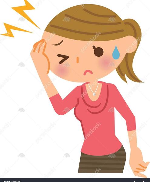 عکس نوشته کارتونی سردرد