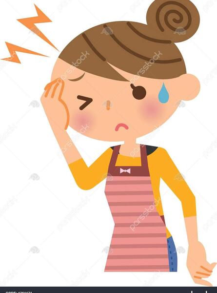 عکس نوشته کارتونی سردرد