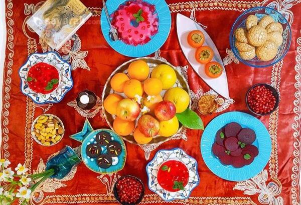 عکس شب یلدا جشن