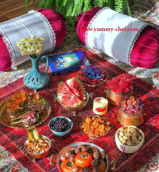عکس شب یلدا جشن