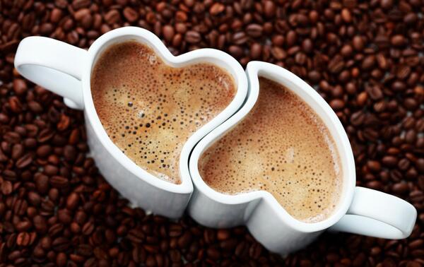 عکس نوشته قهوه و چای