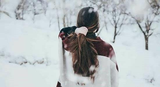 عکس برف بازی دخترانه
