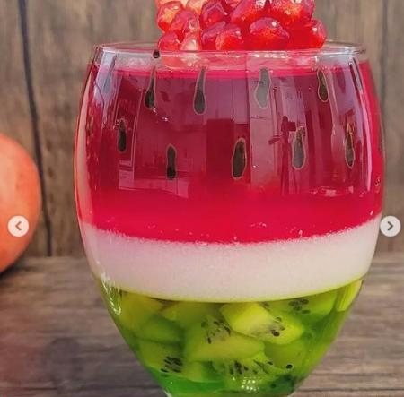 عکس ایده برای شب یلدا ژله