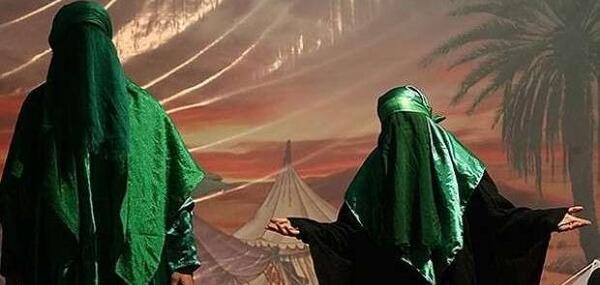 عکس نوشته امام حسین و حضرت زینب