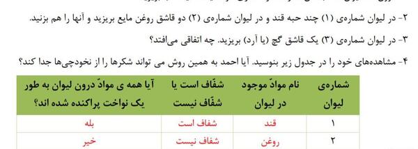 عکس کتاب چهارم علوم
