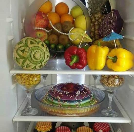 عکس های تزیین یخچال عروس