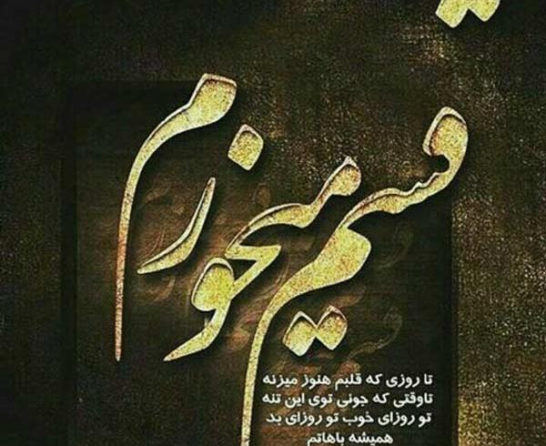 عکس نوشته تاروزی که قلبم هنوز میزنه