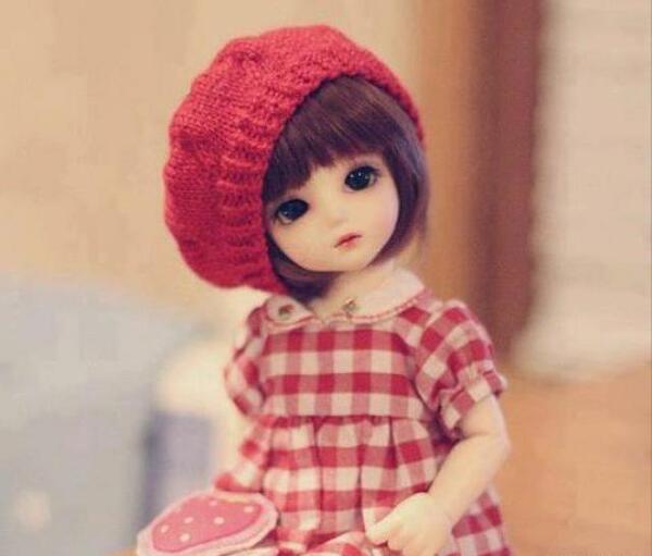 عکس عروسکی صورتی