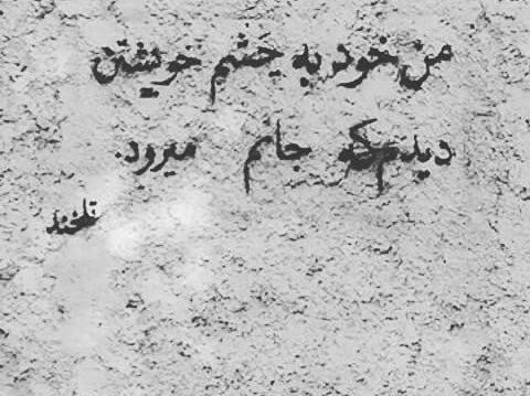 عکس نوشته من به چشم خویشتن دیدم که جانم میرود