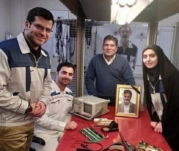 عکس روزبه حصاری در پشت صحنه بچه مهندس