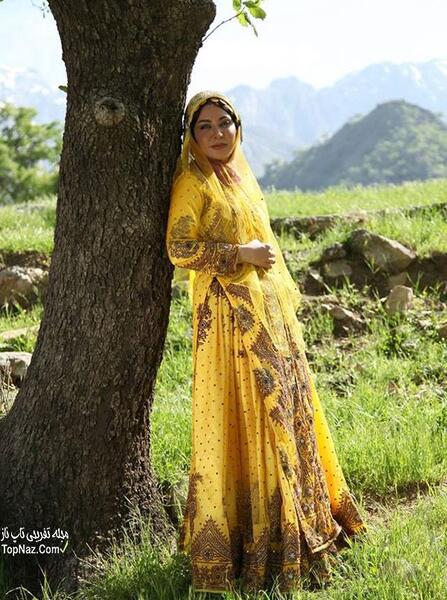 عکس نوشته با لباس محلی