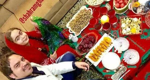 ایده عکس خانوادگی یلدا