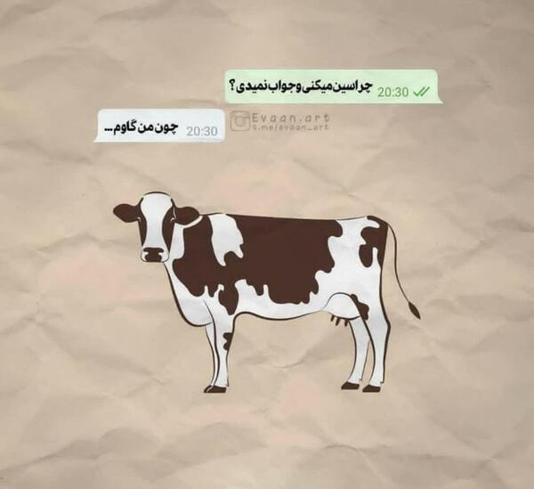 عکس نوشته چرا جواب نمیدی