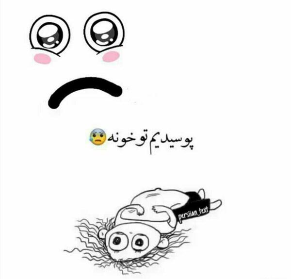 عکس نوشته پوسیدیم تو خونه