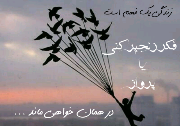 عکس نوشته زندگی یک فهم است