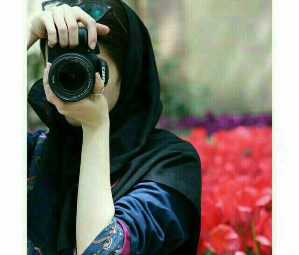 عکس نوشته دختر باید عکاس باشه