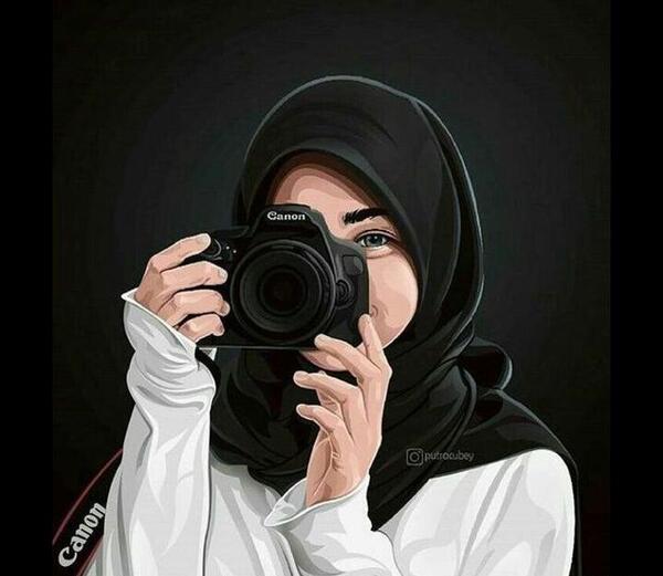 عکس نوشته دختر باید عکاس باشه