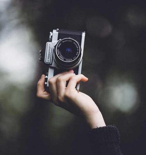 عکس نوشته دختر باید عکاس باشه