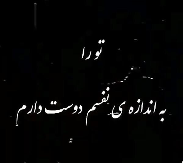 عکس نوشته تا اخرین نفس دوستت دارم