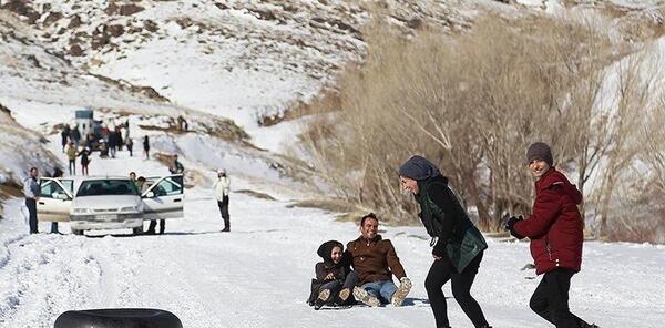 عکس برف زمستانی زنجان