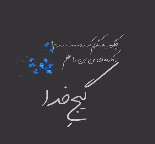 عکس نوشته چگونه بگویم دوستت دارم