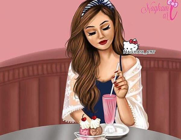 عکس نوشته دختر باید هنرمند باشه