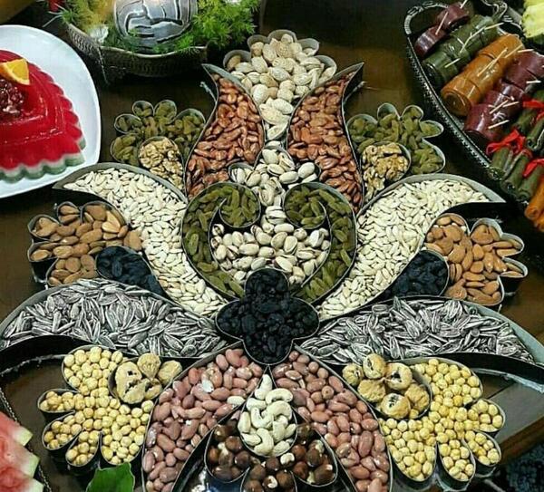 عکس های تزیین وسایل شب یلدا
