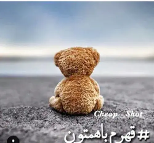 عکس نوشته با همتون قهرم