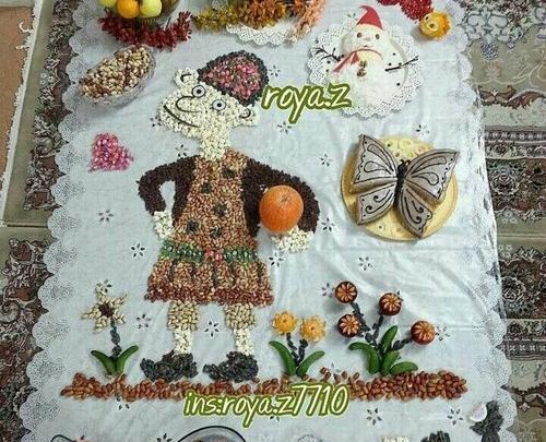 عکس های تزیین شب چله
