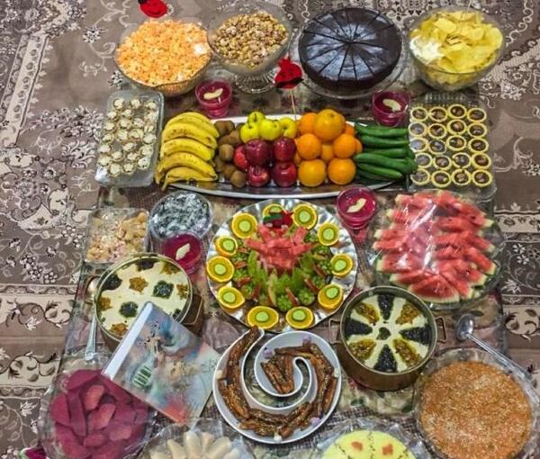 عکس های تزیین شب چله