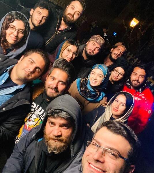 عکس روزبه حصاری با همسر واقعی