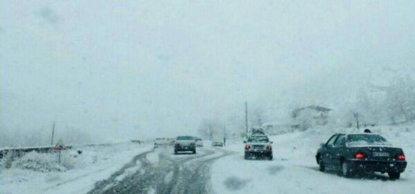 عکس برف فیروزکوه