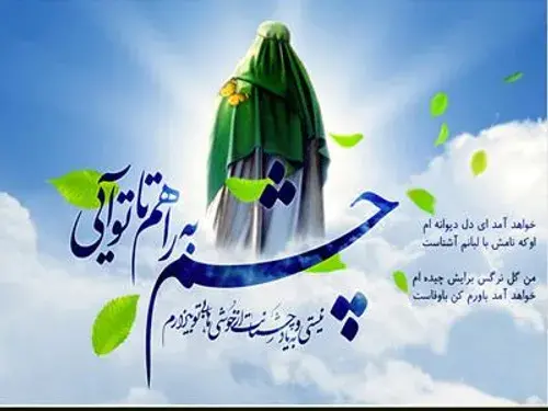 عکس نوشته فرض کن حضرت مهدی به تو ظاهر گردد