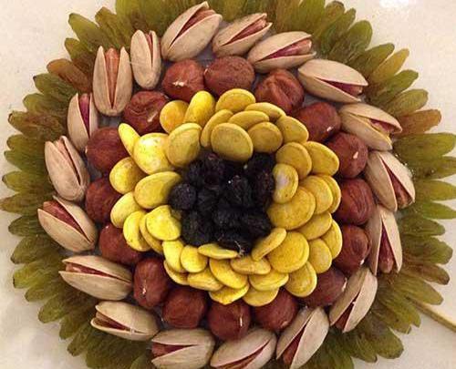 عکس ایده تزیین اجیل شب یلدا