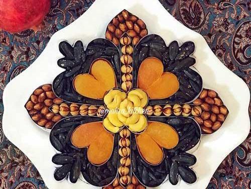 عکس ایده تزیین اجیل شب یلدا