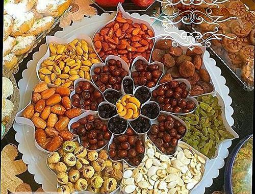 عکس ایده تزیین اجیل شب یلدا