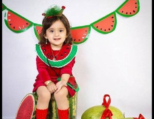 عکس لباس دخترانه طرح یلدا