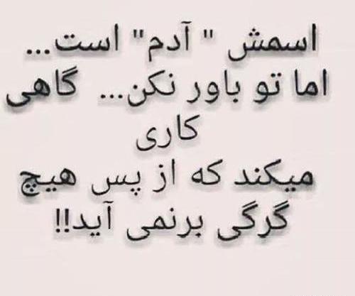 عکس نوشته تو انسان باش