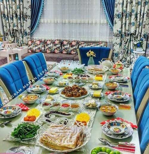 عکس های تزیین سفره عید سعید فطر