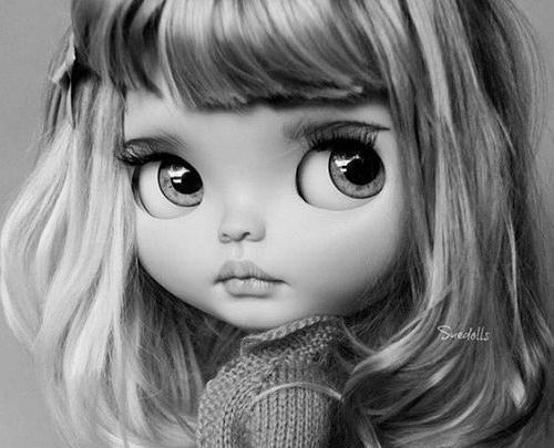 عکس عروسک چشم درشت