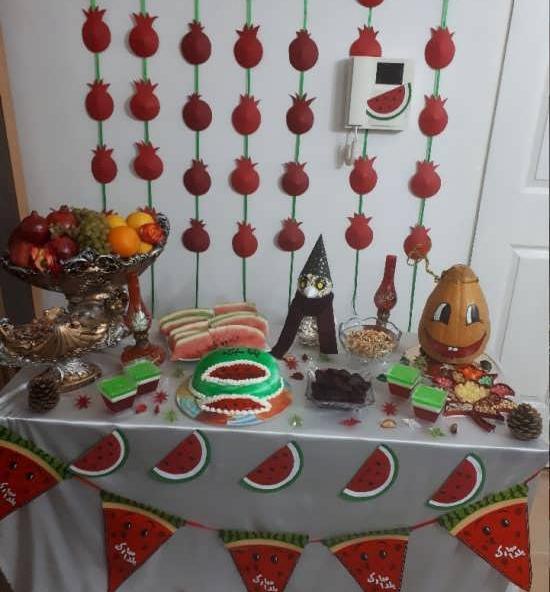 عکس ایده برای شب یلدا در خانه