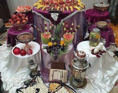 عکس ایده شب یلدا ساده و شیک