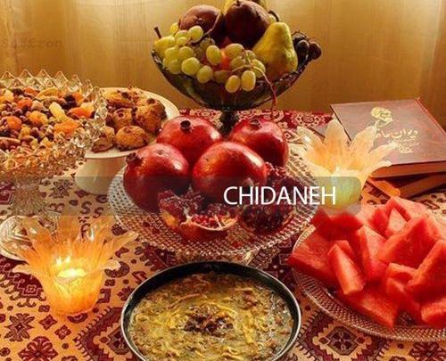 عکس ایده تزیین شب یلدا ساده و شیک