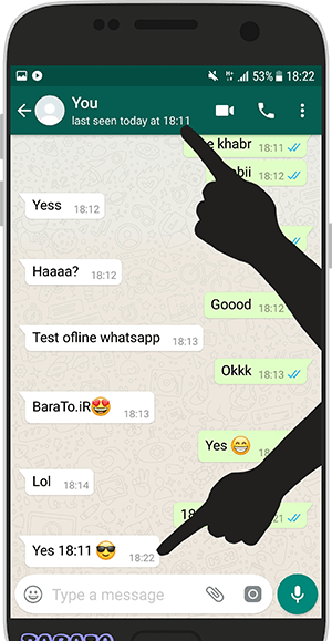عکس نوشته ی آخرین بازدید
