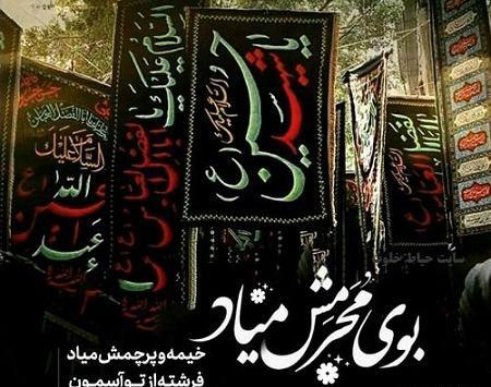 عکس نوشته داره میاد باز بوی محرم