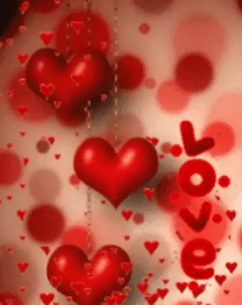 عکس عاشقانه قلب حرکتی